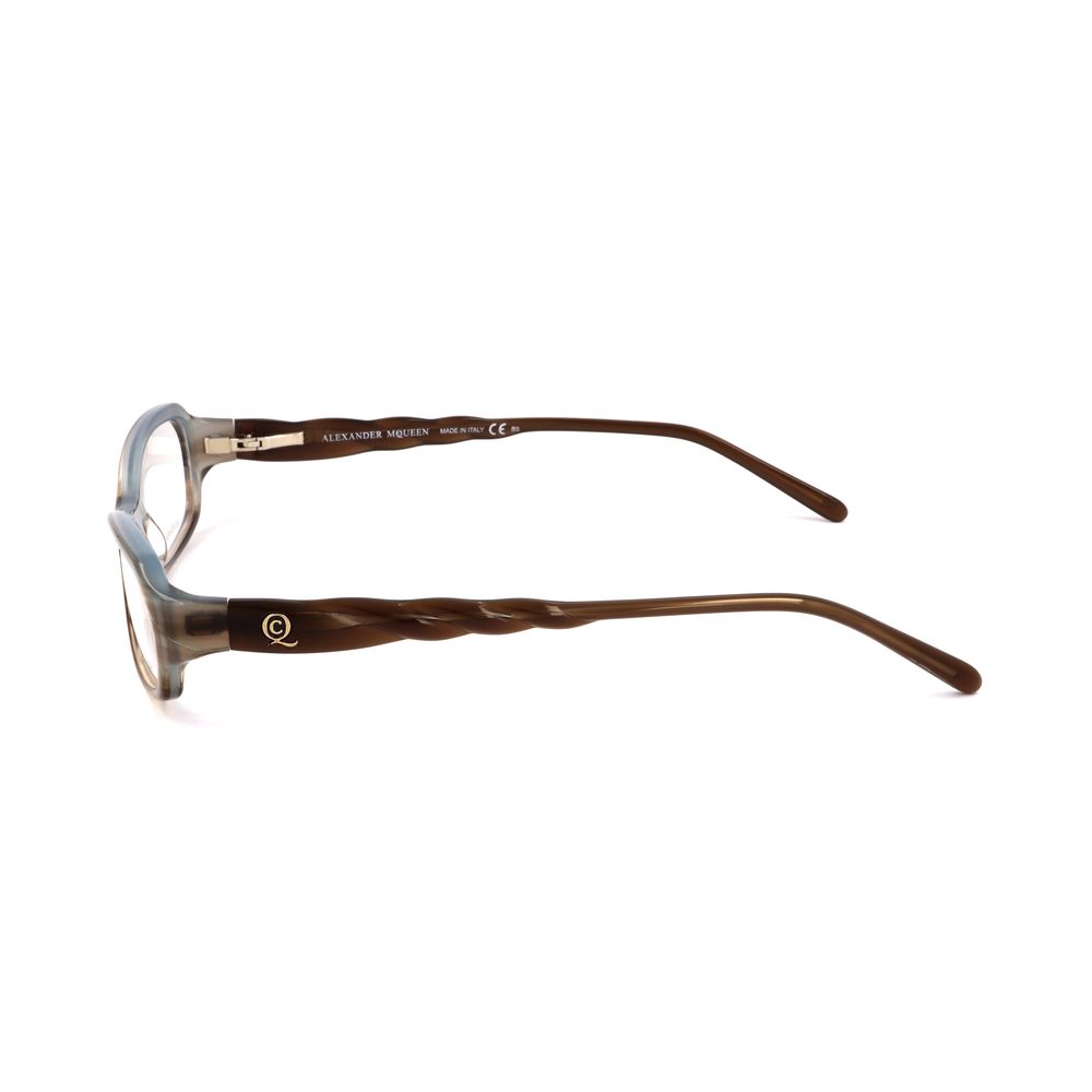Alexander McQueen Brown Acetate Glasses (Frames)