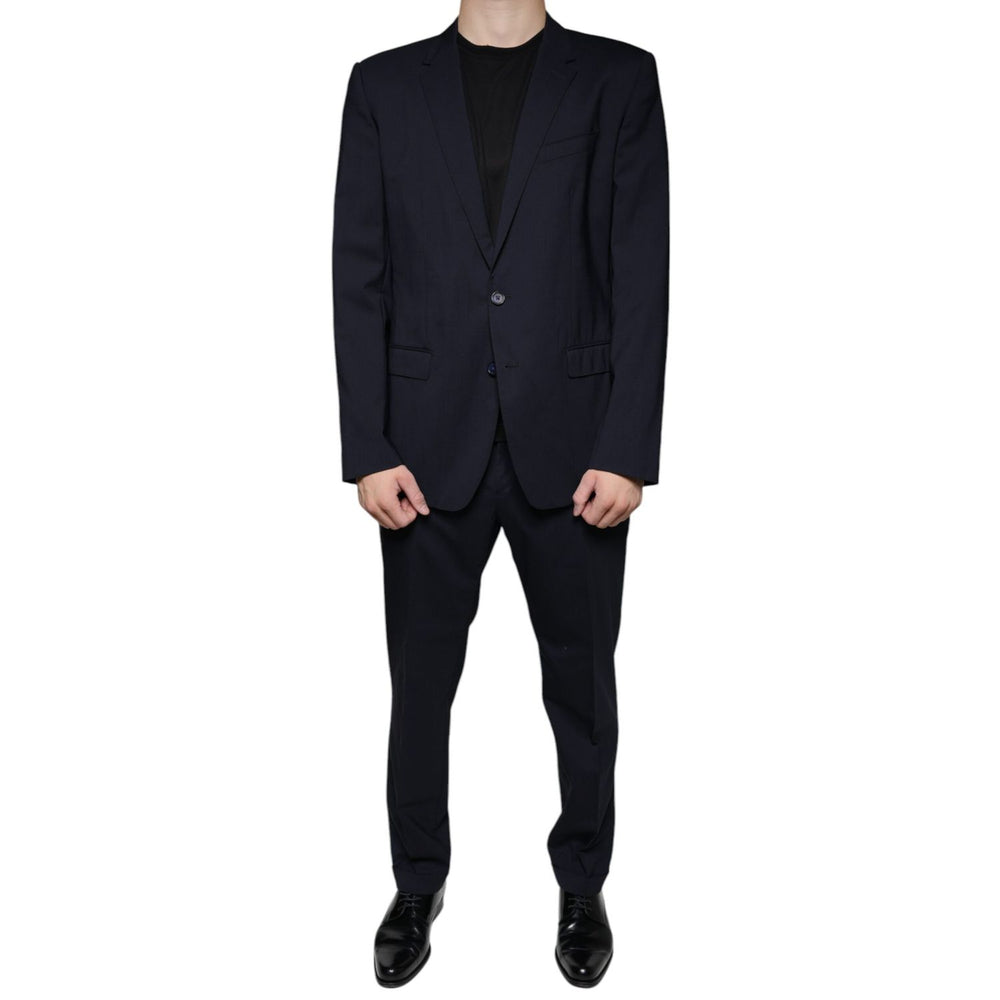 Dolce & Gabbana Dark Blue Formal Tuxedo 2 Piece Suit