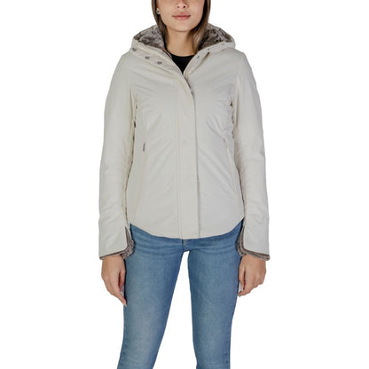 Suns Cream Polyester Coat