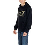 EA7 Emporio Armani Black Cotton Hoody