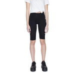 Icon Black Cotton Bermuda