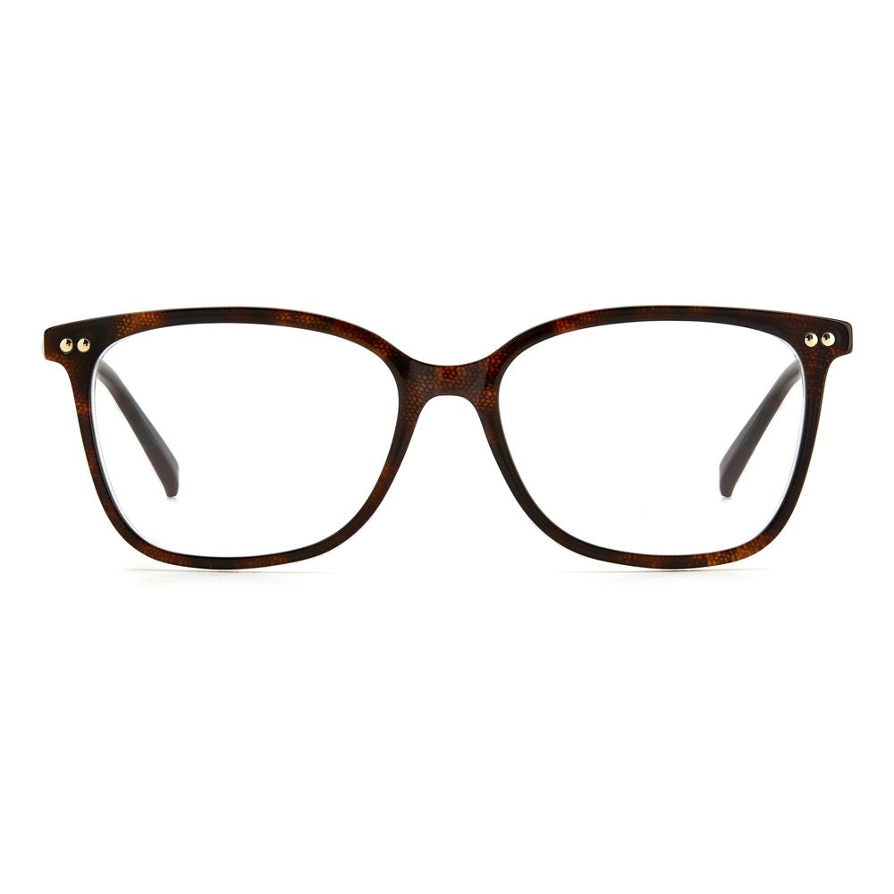 Missoni Bicolor Acetate Frames in Havana, glass size 53/15/140 mm, women's eyewear.