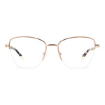 Missoni Gold Stainless Steel Frames for women with a 53mm lens, 18mm bridge, and 140mm temple, featuring a gold copper design.