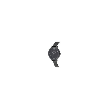 Olivia Burton Black Stainless Steel Watch