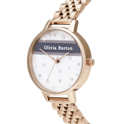 Olivia Burton Multicolor Stainless Steel Dress Watch