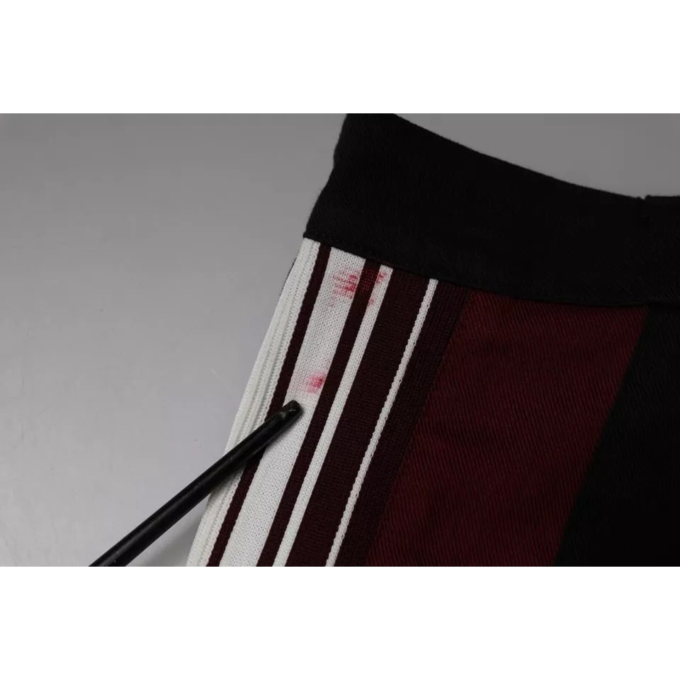 Dolce & Gabbana Multicolor Stripe Skinny Cotton Pants