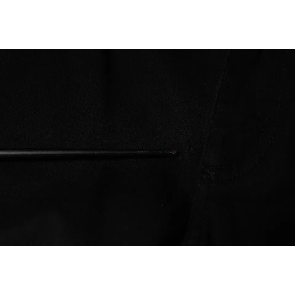 Dolce & Gabbana Black Cotton Stretch Skinny Men Denim Jeans