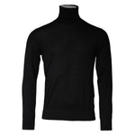 Dolce & Gabbana Black Long Sleeve Turtleneck Pullover Sweater