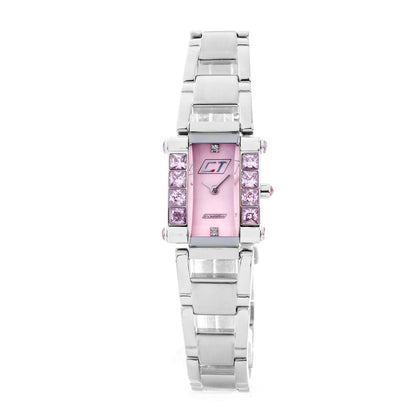 Chronotech Silver Stainless Steel Dress Watch