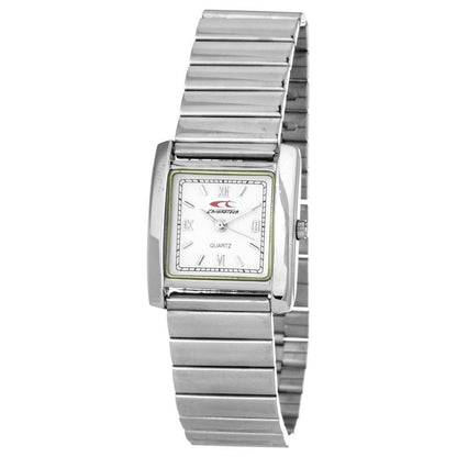 Chronotech Silver Stainless Steel Watch
