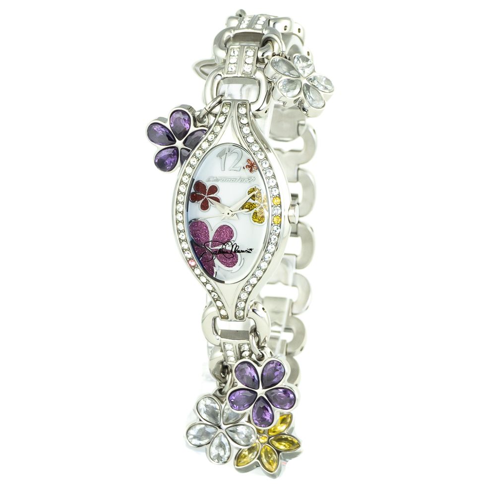 Chronotech Silver Stainless Steel Bracelet Watch