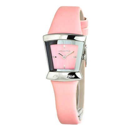 Chronotech Multicolor Leather Dress Watch