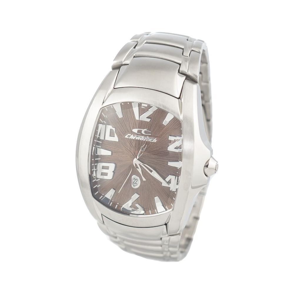 Chronotech Silver Stainless Steel Dress Watch