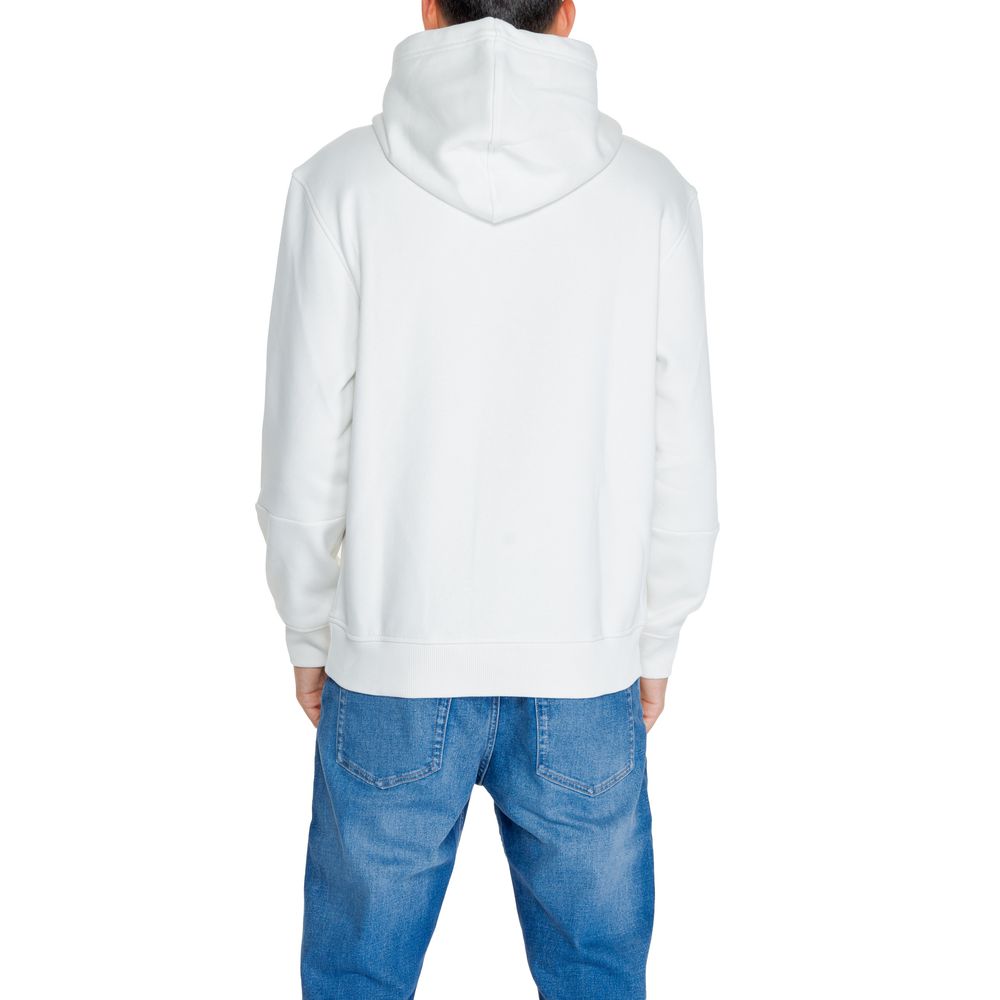 Calvin Klein Jeans Cream Cotton Hoodie