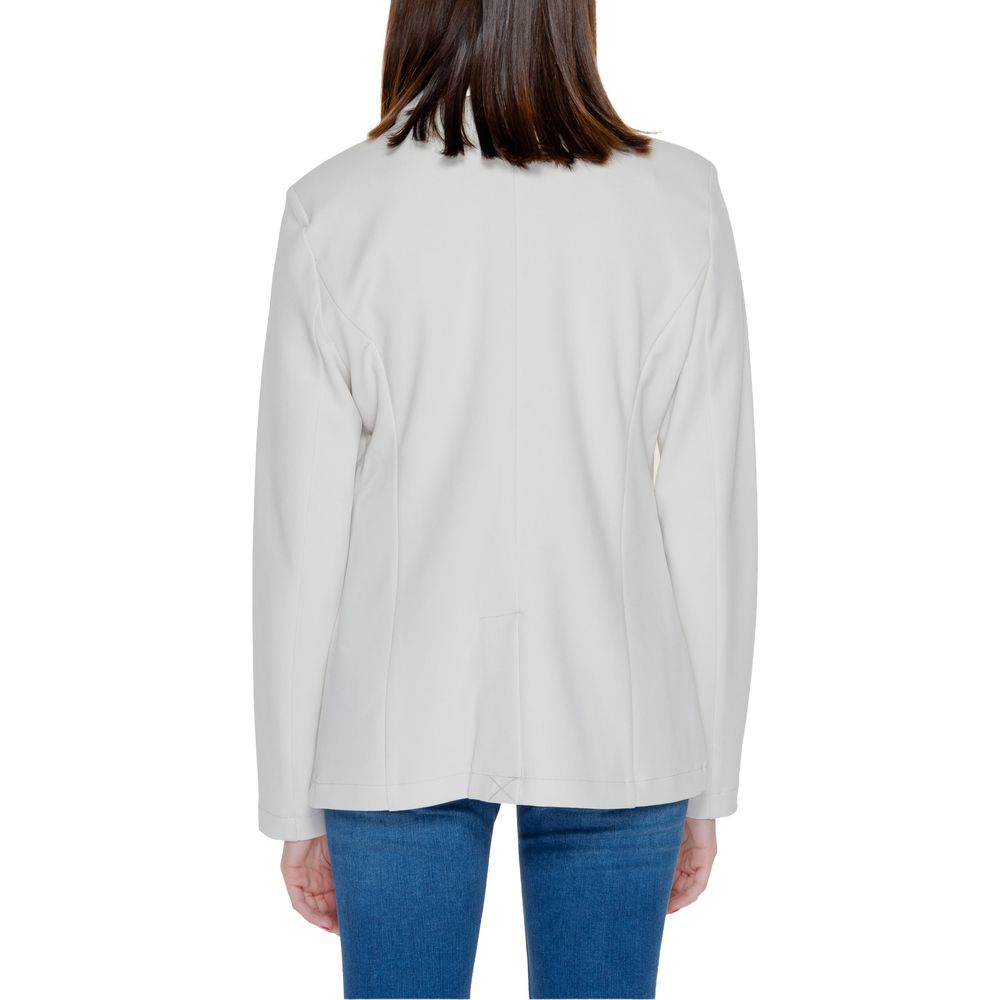 Only Beige Polyester Blazer