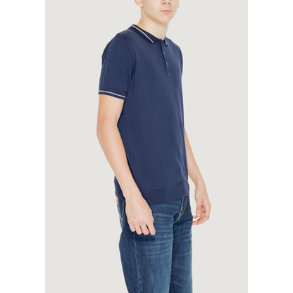 Hamaki-Ho Blue Cotton Shortsleeve Shirt