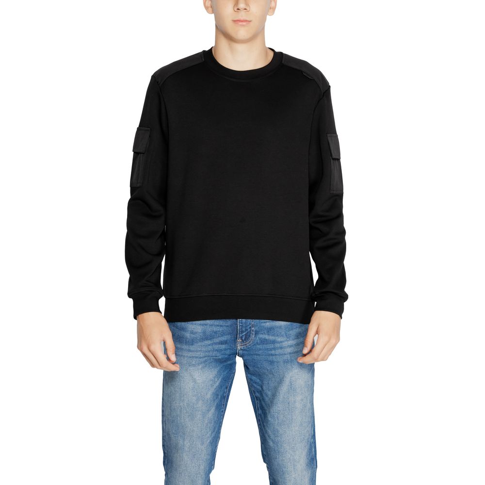 Antony Morato Black Cotton Sweatshirt