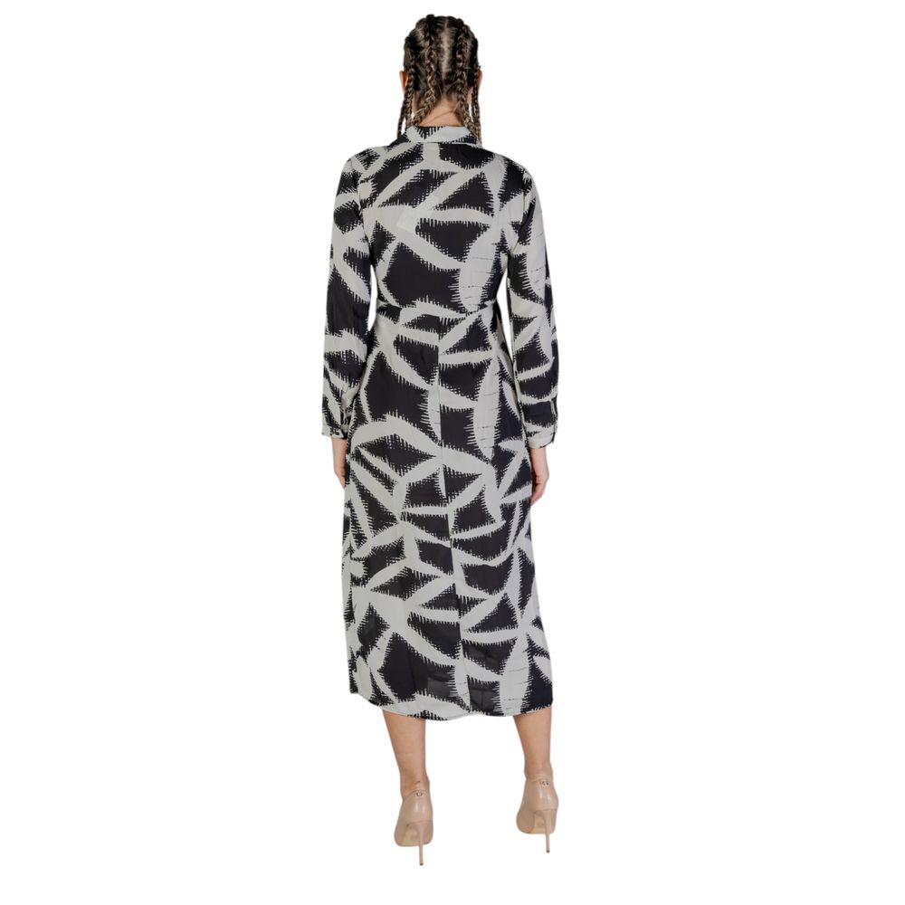 Jacqueline De Yong Black Recycled Polyester Long Dress 1728,71956299936,Black,Clothing,Dresses - Clothing,IT38|XS,IT40|S,Jacqueline De Yong,Long - Dresses - Clothing,New with tags,Women