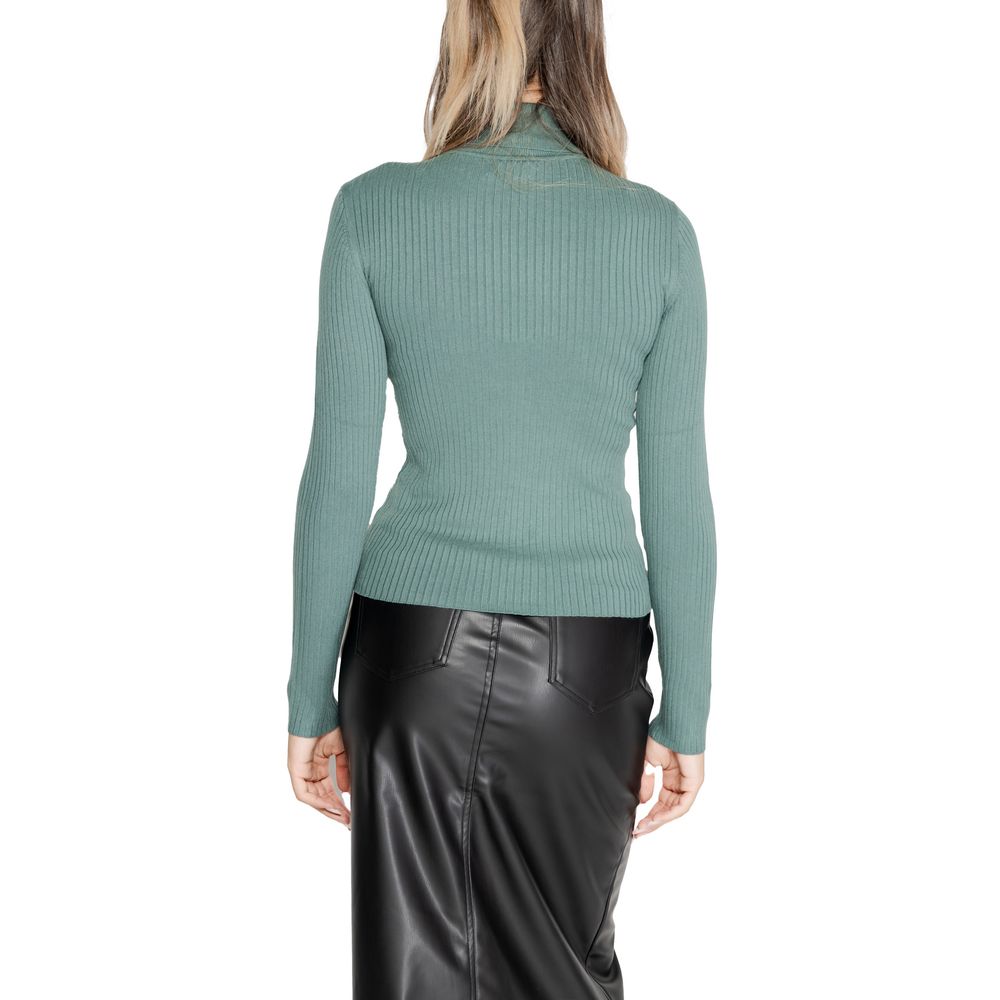 Jacqueline De Yong Turquoise Viscose Sweatshirt