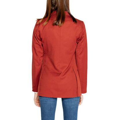 Vero Moda Red Polyester Blazer 1728,71956299936,Blazers - Suits & Blazers - Clothing,Clothing,IT38|XS,New with tags,Red,Suits & Blazers - Clothing,Vero Moda,Women