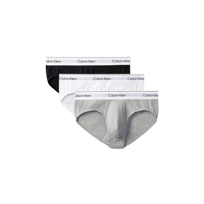 Calvin Klein Underwear Gray Cotton Briefs