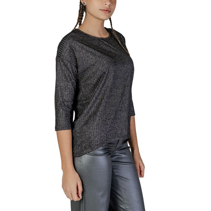 Vero Moda Bicolor Recycled Polyester Long Sleeve T-Shirt