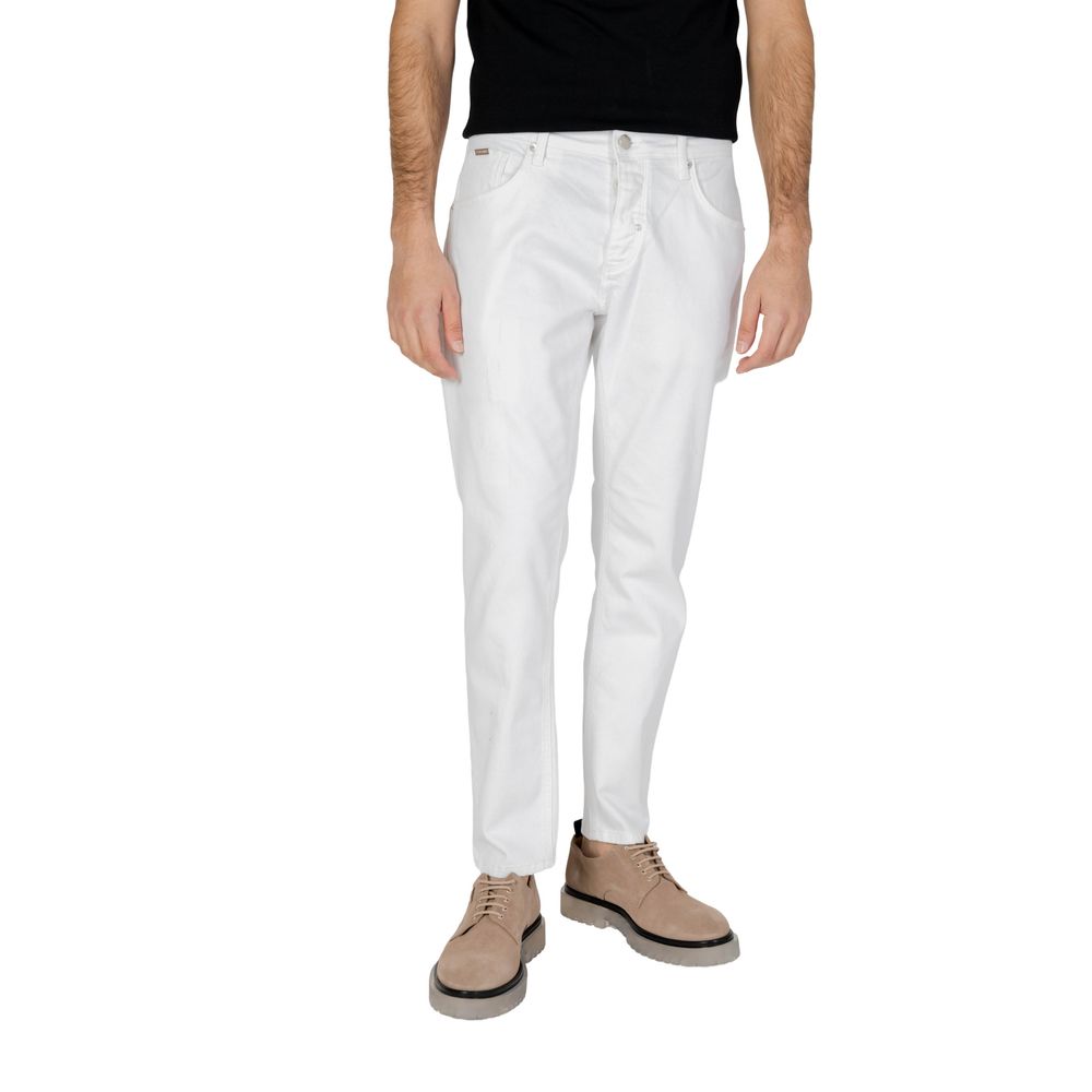 Antony Morato White Cotton Skinny Jeans