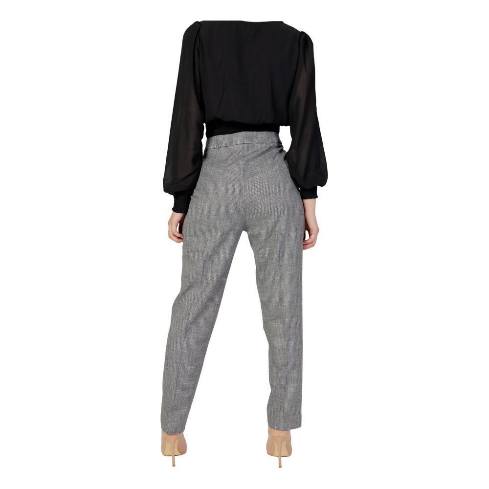 Morgan De Toi Black Polyester Pant