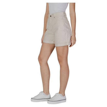 B.Young Beige Cotton Short