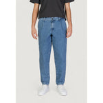 Jack Jones Blue Cotton Relaxed Fit Jean