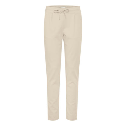 ICHI Beige Polyester Pants