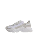 Dolce & Gabbana White Leather Daymaster Low Top Sneakers Shoes