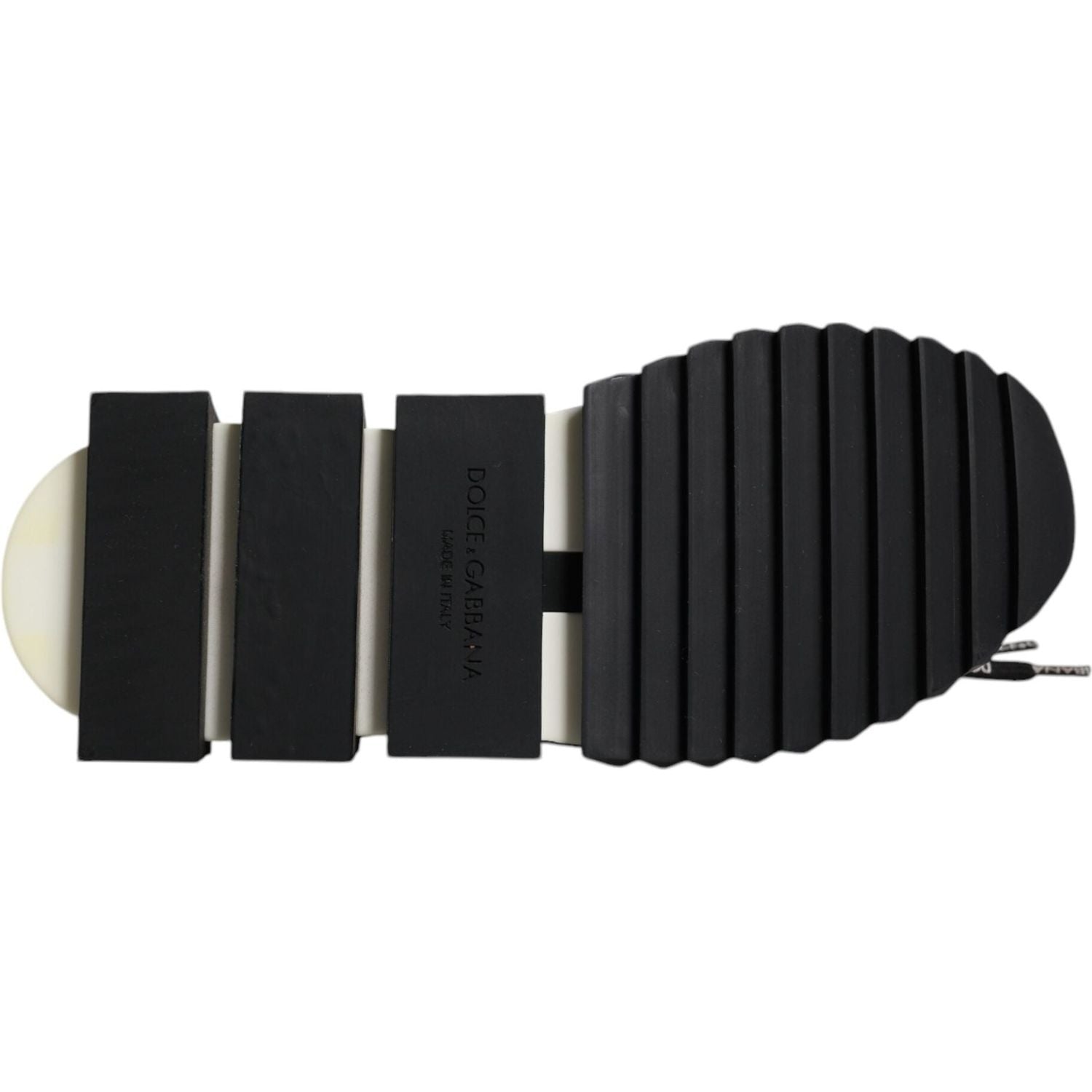 Dolce & Gabbana Black White Logo Sorrento Mens Sneakers Shoes