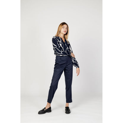Street One Blue Viscose Pant