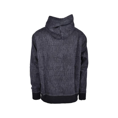 Diesel Gray Cotton Hoodie