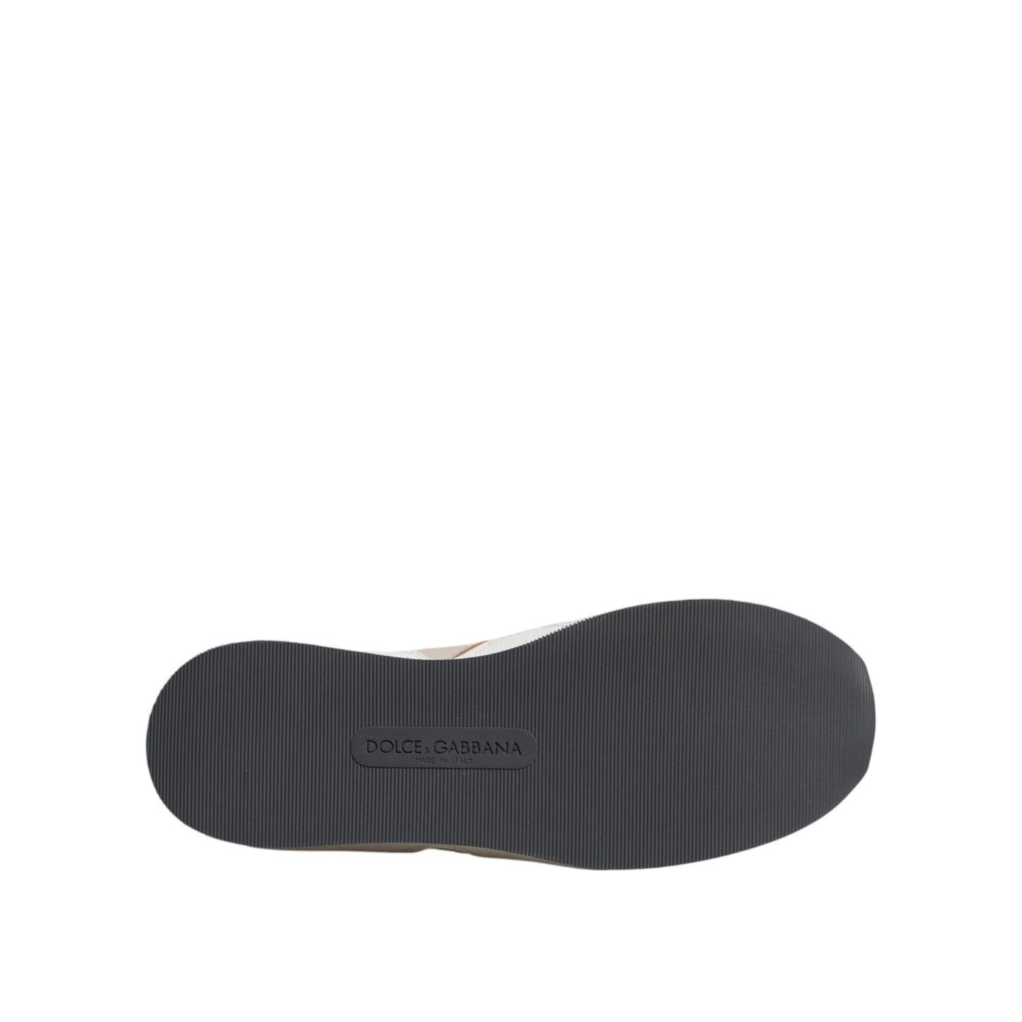 Dolce & Gabbana Multicolor Leather Low Top Sneakers Shoes