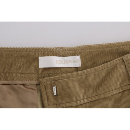 Ermanno Scervino Beige Cotton Corduroys Pants Jeans & Pants
