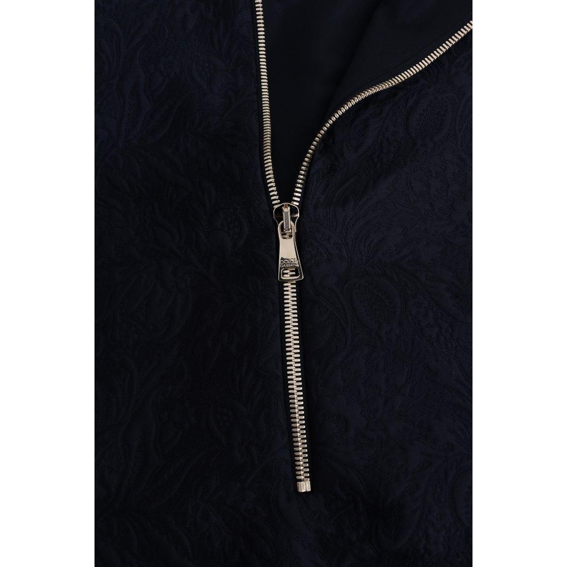 Dolce & Gabbana Black Fairy Tale Crystal Hooded Sweater