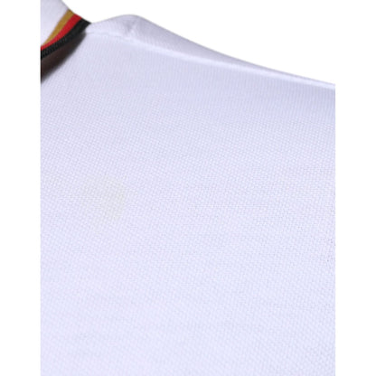 Dolce & Gabbana White Crown Men Full Zip Sweatshirt Sweater Dolce & Gabbana