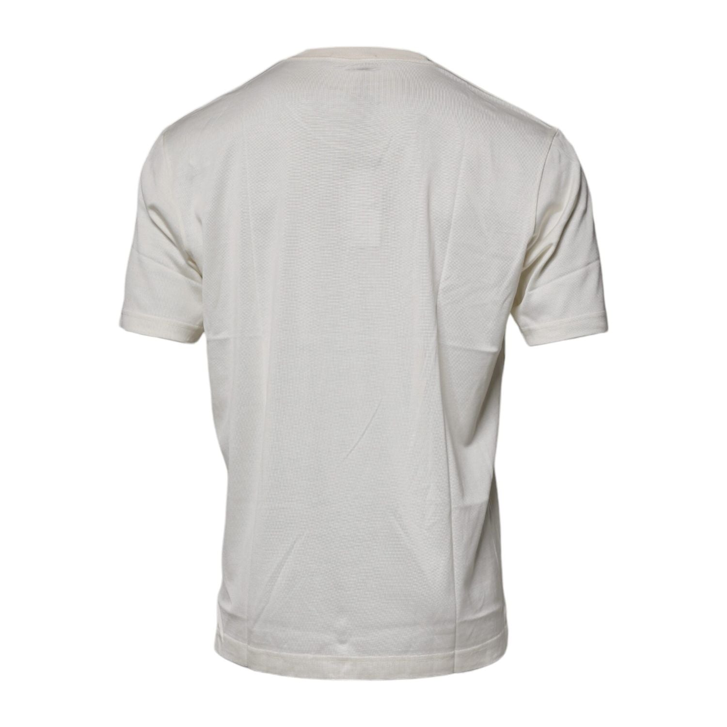 Dolce & Gabbana Off White Crew Neck Short Sleeve T-shirt