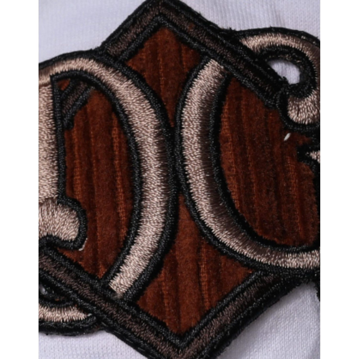 Dolce & Gabbana White DG Embroidery Cotton Crew Neck T-shirt