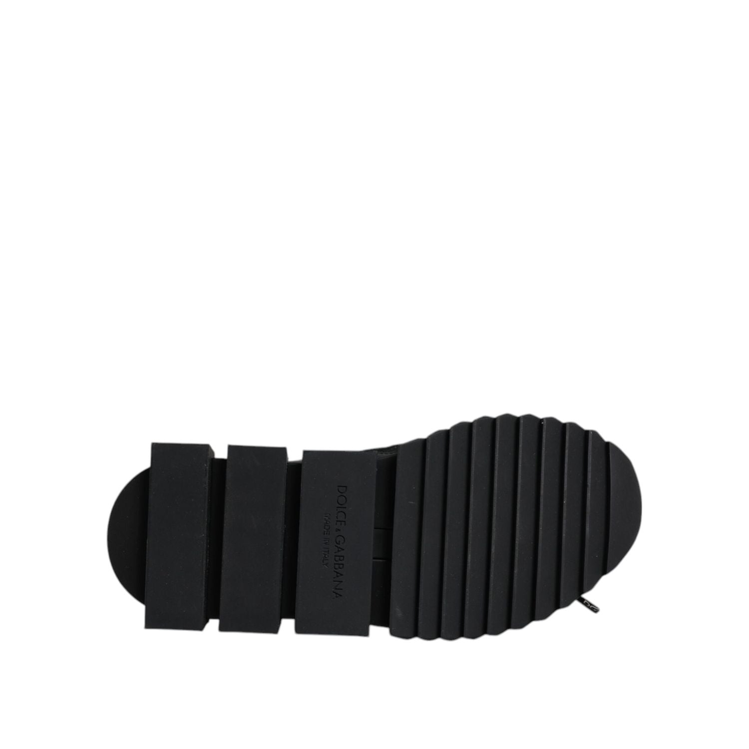 Dolce & Gabbana Black Sorrento Socks Logo Sneakers Shoes