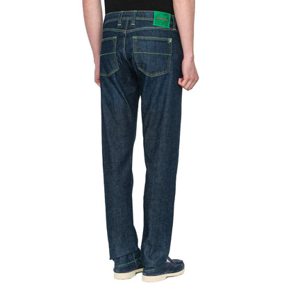 Tramarossa Blue Cotton Men Jeans