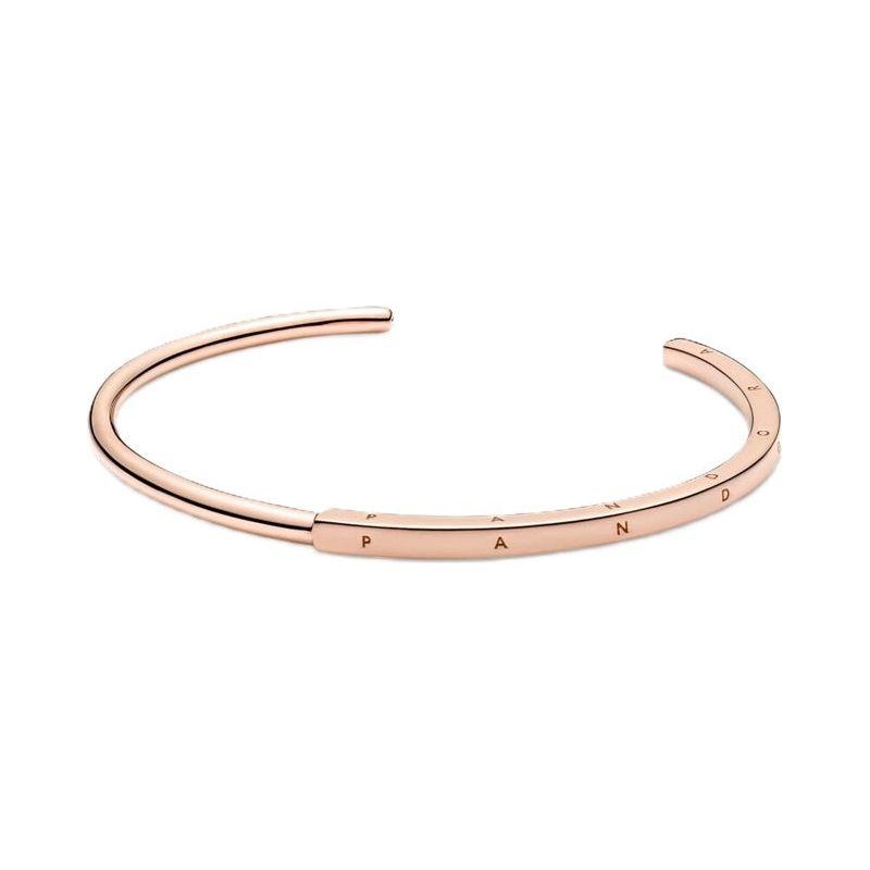 PANDORA JEWELS Mod. SIGNATURE I-D OPEN BANGLE