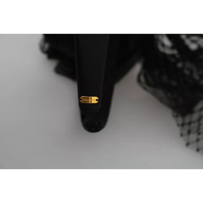 Dolce & Gabbana Red Black Robot Clear Crystal Headband Tiara Diadem