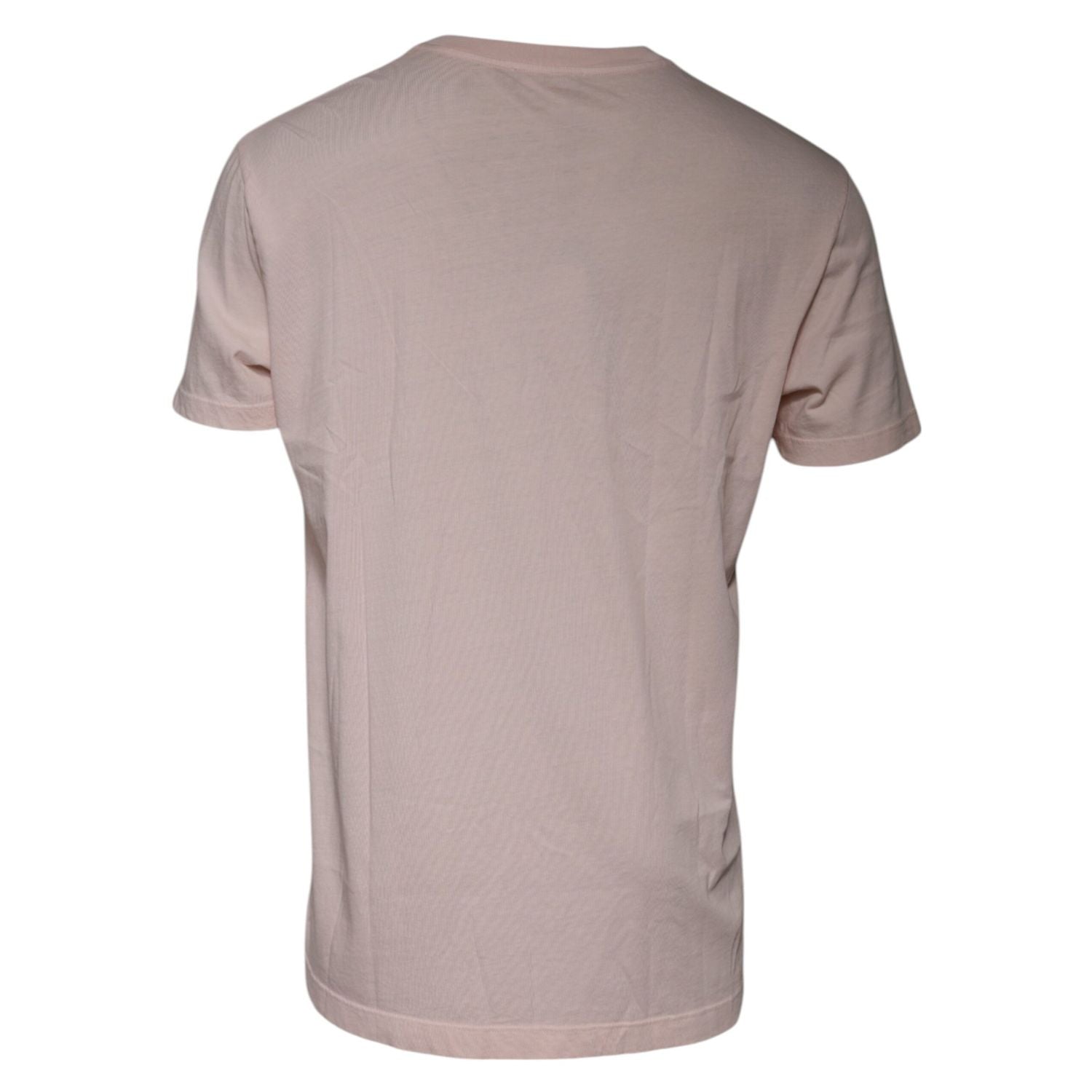 Dolce & Gabbana Beige Logo Crew Neck Short Sleeves T-shirt