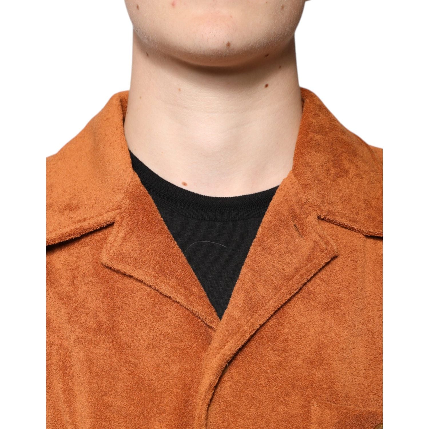 Dolce & Gabbana Hazel Cotton Velvet Button Down Collared Shirt