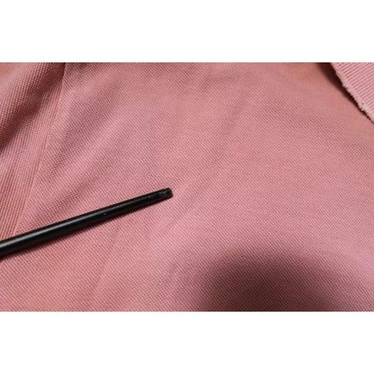 Dolce & Gabbana Pink Crown Collared Short Sleeve Polo T-shirt