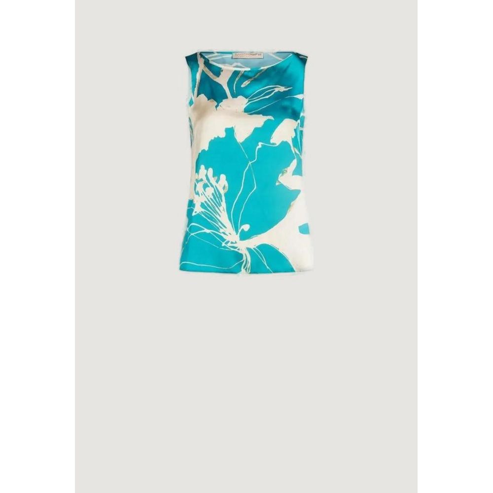 Rinascimento Turquoise Polyester Blouse 1728,71956299936,Blouses - Shirts - Clothing,Clothing,IT38|XS,New with tags,Rinascimento,Shirts - Clothing,Turquoise,Women