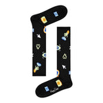 Happy Socks Black Cotton Sock HA-7675300009-36-40
